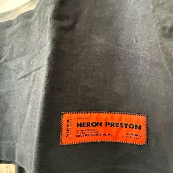 Heron Preston Black T-Shirt